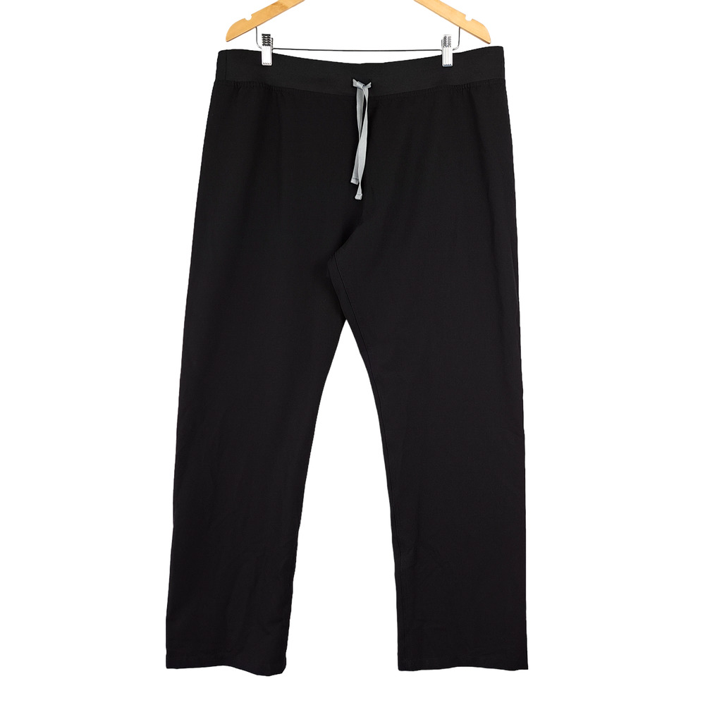 Figs Black Drawstring Scrub Pants